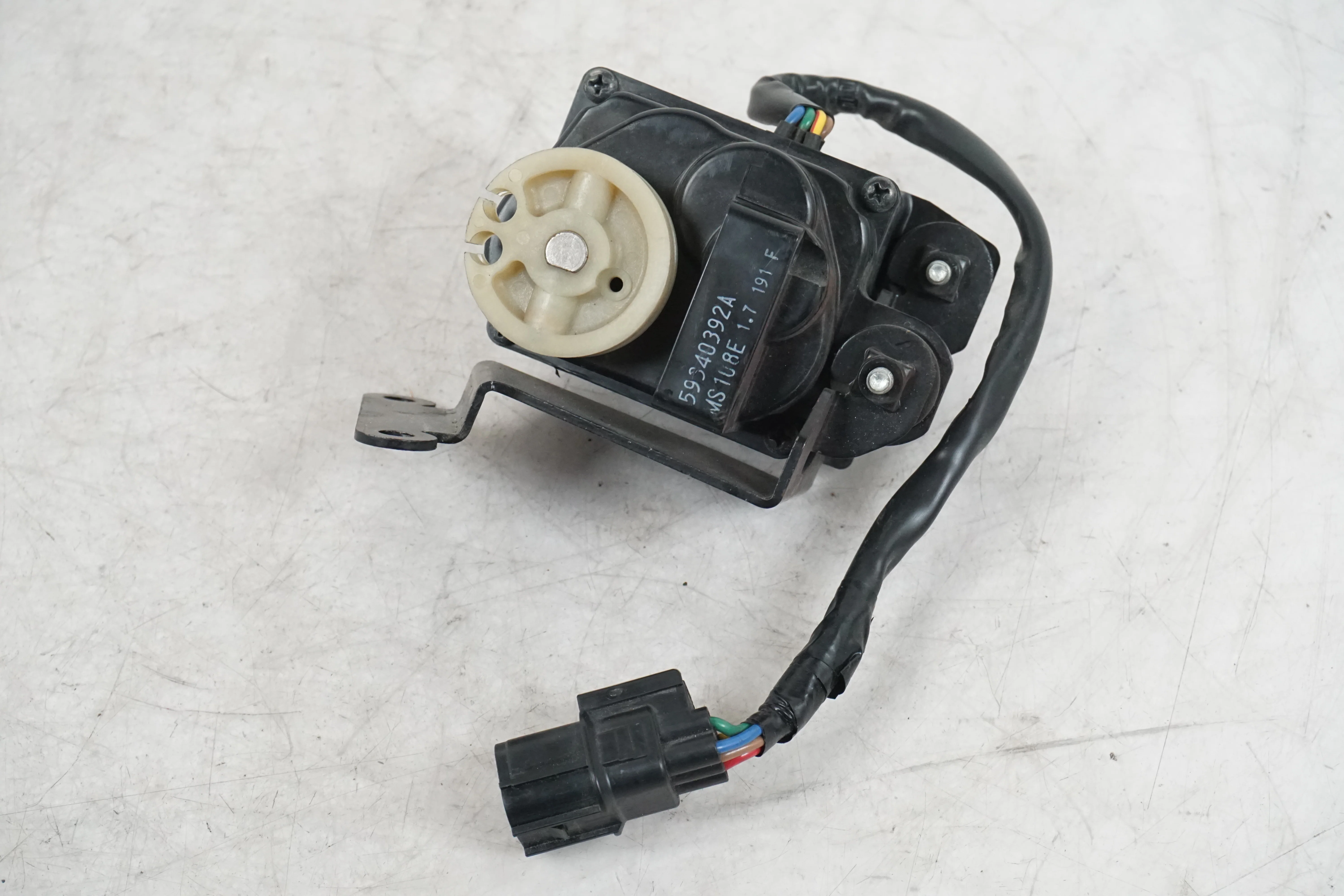 Avgasspjällmotor